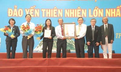 Yến sào Khánh Hòa được công nhận kỷ lục châu Á