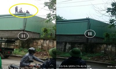 Nổ lớn giữa Hà Nội, công nhân bị bắn lên mái nhà?