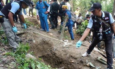 Phát hiện 26 thi thể người tị nạn tại khu mộ tập thể ở Thái Lan
