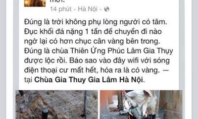 Thực hư thông tin chùa ở Hà Nội 