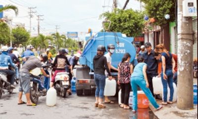Kiên Giang bị thiếu nước sinh hoạt trầm trọng do nhiễm mặn