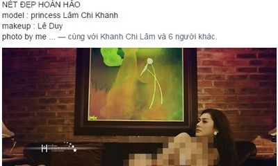 Ảnh khỏa thân của Lâm Chi Khanh bị phát tán 
