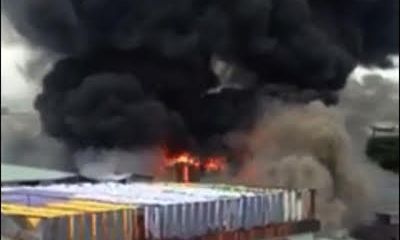 Xưởng nhuộm vải cháy, hàng trăm công nhân hoảng loạn