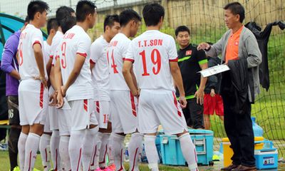 U19 Việt Nam thua thảm trong trận đấu tập