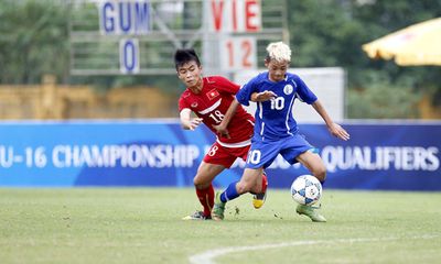 Hủy diệt U16 Guam 18-0, U16 Việt Nam vượt mặt U16 Australia dẫn đầu bảng J