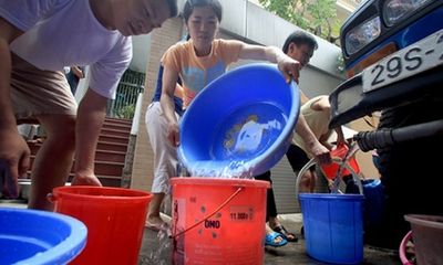 Giá nước sạch tại Hà Nội tăng từ 1/10: Giá nước tăng theo... số lần ống nước vỡ
