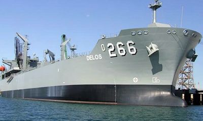 Tàu tiếp dầu Hải quân Úc sắp tới Đà Nẵng