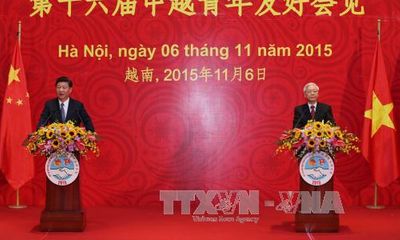 Tổng Bí thư và Chủ tịch Trung Quốc gặp đại biểu thanh niên hai nước