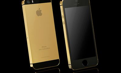 iPhone 5S “mạ vàng” 24 ca-ra, giá khủng 60 triệu đồng