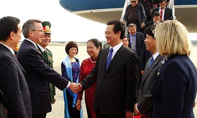 Thủ tướng Nguyễn Tấn Dũng tới Washington