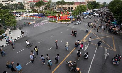 Thái Lan: Ném bom xăng vào người biểu tình, 2 người bị thương