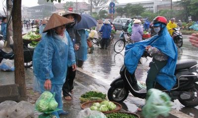 Không khí lạnh đột ngột, người dân Hà Nội xếp hàng mua rau