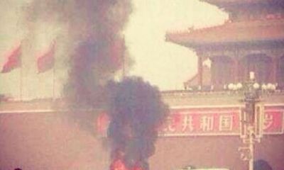 Hiện trường vụ nổ ở quảng trường Thiên An Môn, 3 người chết