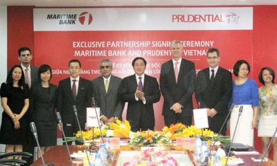  Prudential và Maritime Bank hợp tác kinh doanh bảo hiểm qua ngân hàng