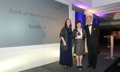 SeABank vinh dự nhận giải thưởng ngân hàng tốt nhất Việt Nam