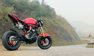 Sinh viên Cao Bằng tự chế mô tô cảm hứng Ducati 