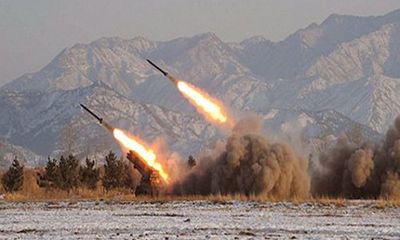 Sáng nay, Triều Tiên bắn thử 30 tên lửa tầm ngắn
