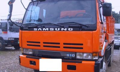 Thông báo bán đấu giá 06 ô tô tải tự đổ SAMSUNG SM510