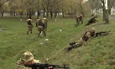 Đặc nhiệm Ukraina đã tấn công thị trấn miền đông Slaviansk