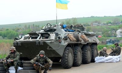 Quân đội Ukraina chưa chiếm được Slaviansk