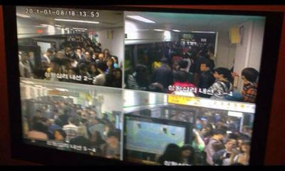 Hàn Quốc: Hai tàu điện ngầm đâm nhau, 170 người bị thương