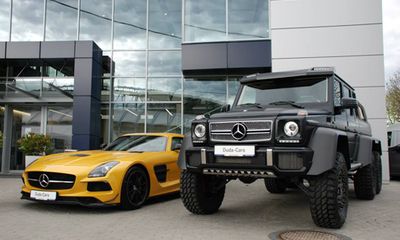 Tin tức siêu xe: “Chất lừ” bộ đôi Mercedes-Benz SLS và G63 AMG