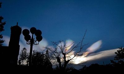 Đám mây lạ trên bầu trời Khánh Hòa