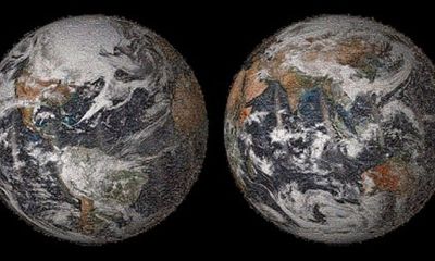 Bức ảnh trái đất ghép từ 36.000 hình “tự sướng”