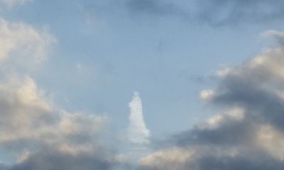 Đám mây hình chúa Giê-su hiện hữu trên bầu trời Texas