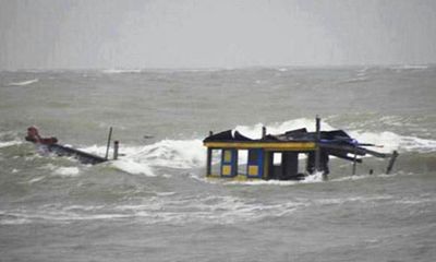 Chìm tàu trên vùng biển Kê Gà, 16 người mất tích