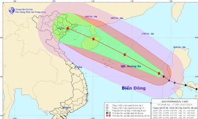 Nhiều khả năng bão Thần Sấm đổ bộ vào Nam Định và Hải Phòng