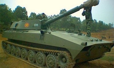 Bộ đôi pháo tự hành hạng nặng trong quân đội Việt Nam