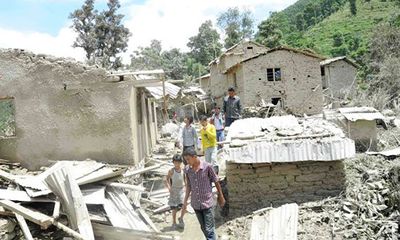 Lở đất ở Nepal: 53 người chết, 75 người mất tích