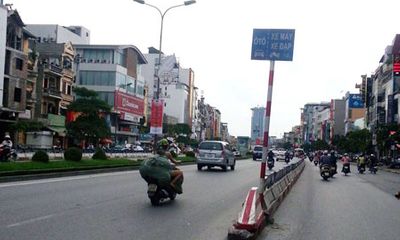 Hà Nội: Cấm đường Xã Đàn từ 25-30/8 để thi công cầu đi bộ