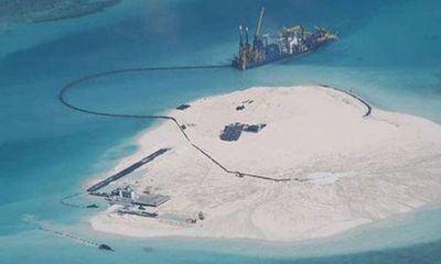 Philippines: Trung Quốc tăng cường san lấp, mở rộng bãi Gạc Ma