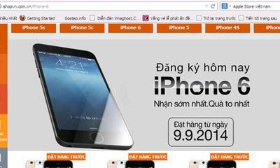 Hàng vạn người đặt mua iPhone 6 tại Việt Nam