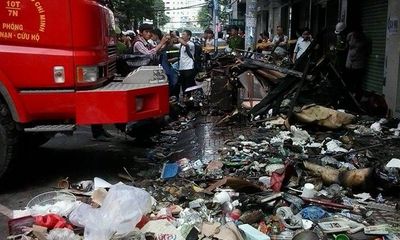 Hiện trường vụ cháy nhà ở trung tâm Sài Gòn làm 7 người chết