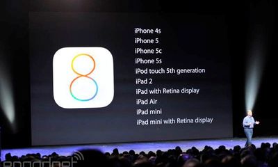iOS 8 chính thức phát hành