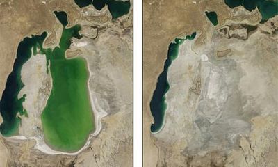 Sự biến mất gây sửng sốt của biển hồ lớn thứ 4 thế giới