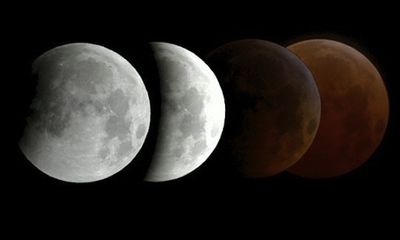Nguyệt thực Selenelion và Mặt trăng máu được quan sát cùng lúc