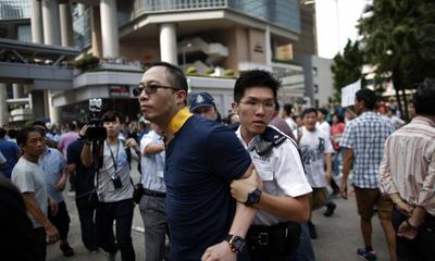 Đụng độ xảy ra tại khu vực biểu tình ở Hong Kong