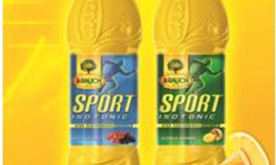 Nước uống thể thao Rauch Sport Isotonic - sự phục hồi năng lượng.