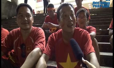 Cổ động viên hài lòng với những gì U19 Việt Nam đã cống hiến