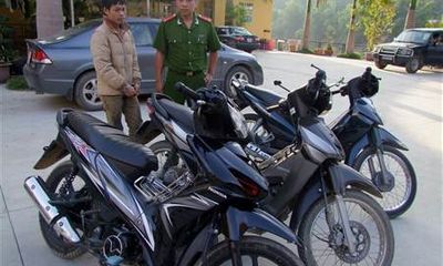 Tóm gọn “siêu trộm” xe máy đưa sang Trung Quốc bán