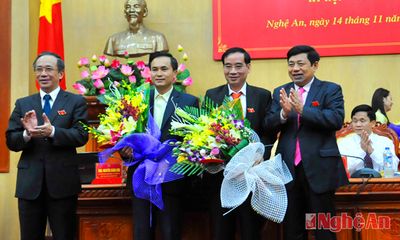Họp bất thường, Nghệ An có 2 phó chủ tịch tỉnh mới