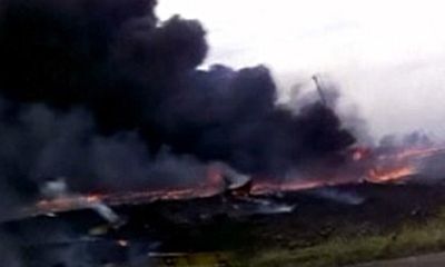 Xuất hiện video hiện trường MH17 rơi ở miền đông Ukraine 