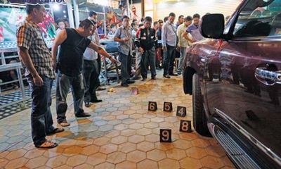Đại gia Campuchia bị tay súng lạ mặt bắn chết cạnh xe Lexus