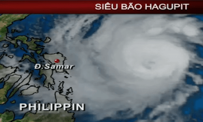 Siêu bão HAGUPIT giật cấp 17 sẽ tiến vào biển Đông?