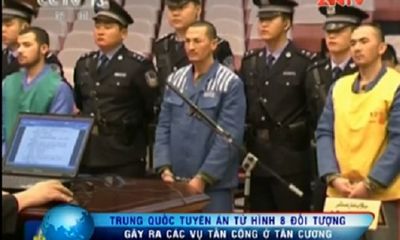 Video: Trung Quốc tuyên án tử hình 8 kẻ khủng bố ở Tân Cương