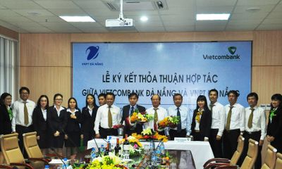 Vietcombank hơp tác với VNPT Tại Đà Nẵng